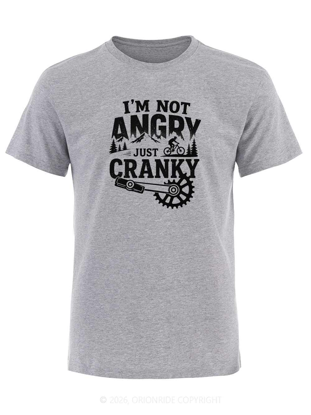 Orionride I'm Not Angry Short Sleeves Bike T-Shirt