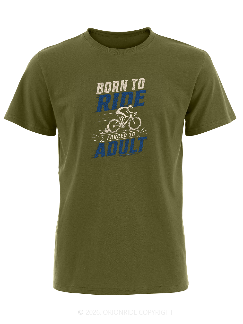 Orionride Forced To Adult Short Sleeves Bike T-Shirt