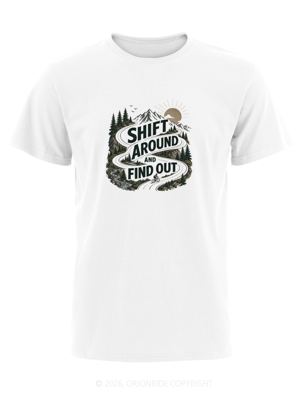 Orionride Curve Find Out Short Sleeves Bike T-Shirt