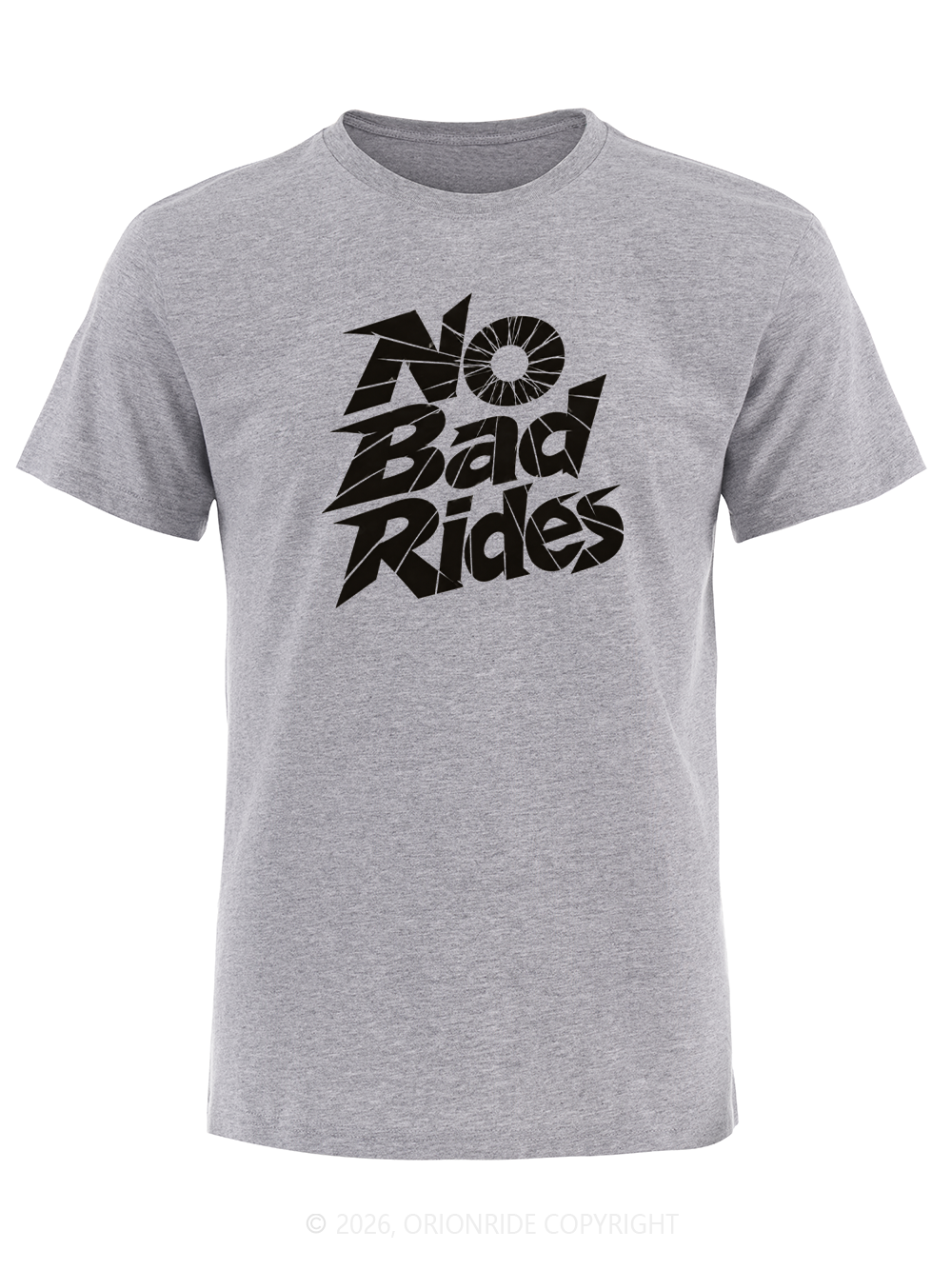 Orionride No Bad Rides Short Sleeves Bike T-Shirt