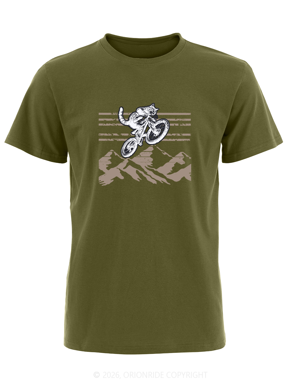 Orionride Mountain Kitten Short Sleeves Bike T-Shirt