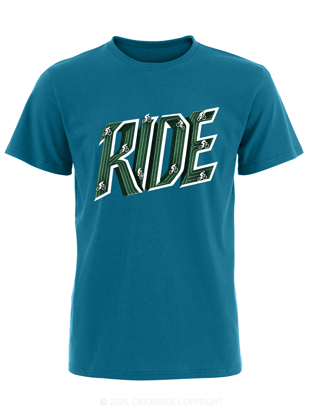 Orionride Typography Cycling Short Sleeves Bike T-Shirt
