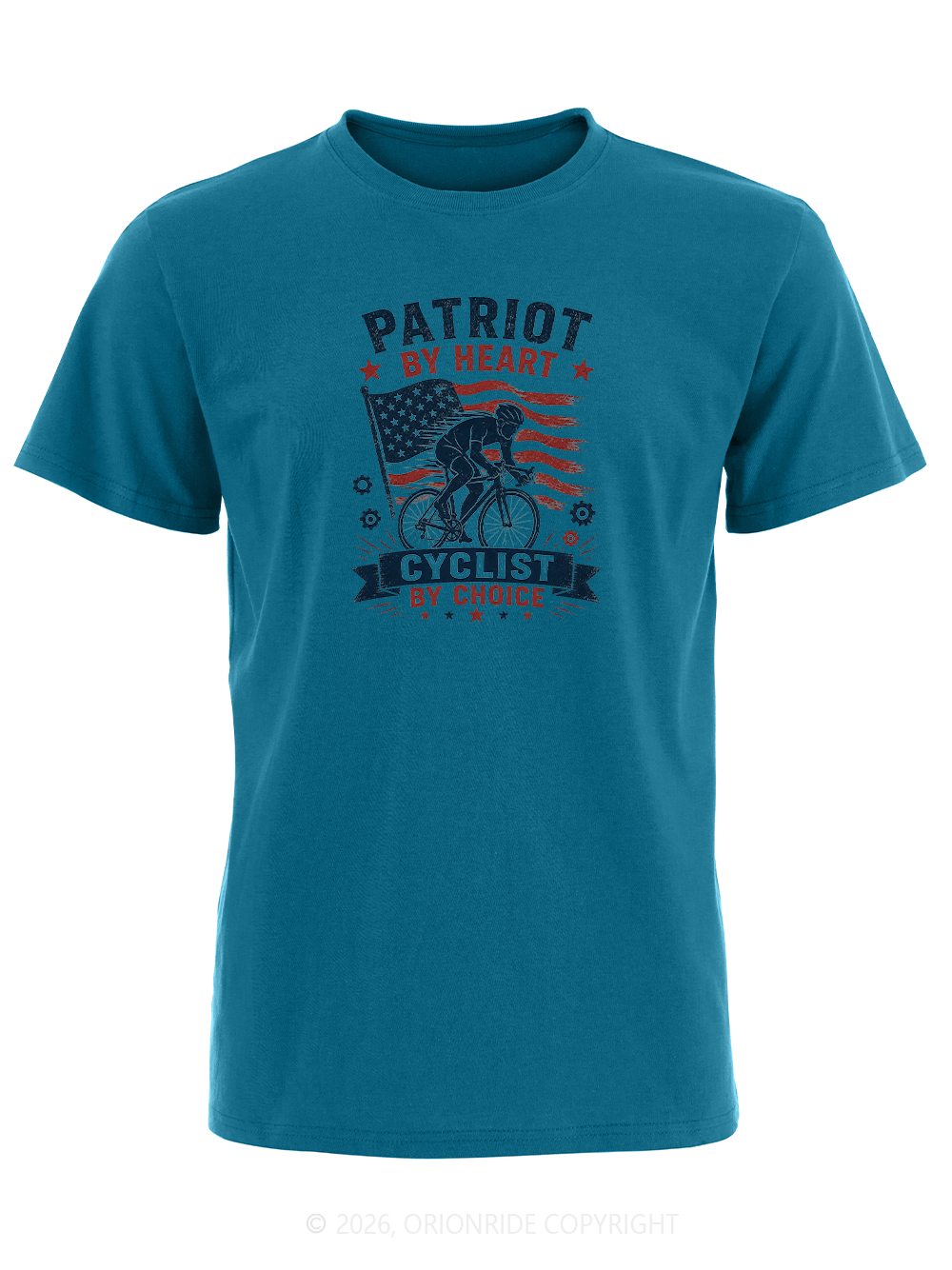 Orionride Patriot By Heart Short Sleeves Bike T-Shirt