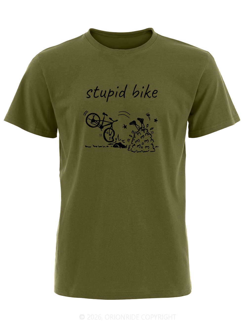 Orionride Stupid Bike Short Sleeves Bike T-Shirt