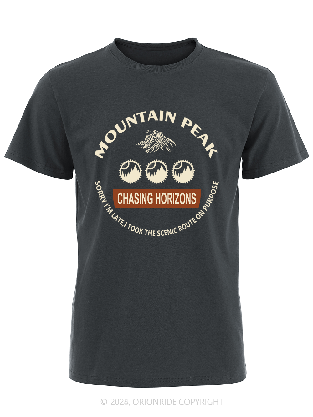 Orionride Mountain Peak Short Sleeves Bike T-Shirt
