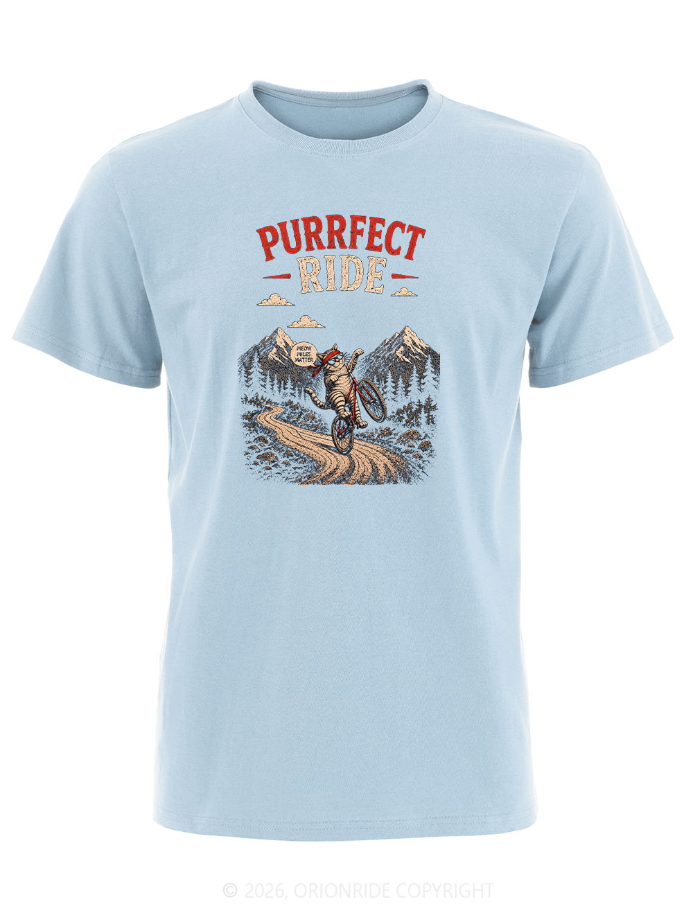 Orionride Purrfect Ride Short Sleeves Bike T-Shirt