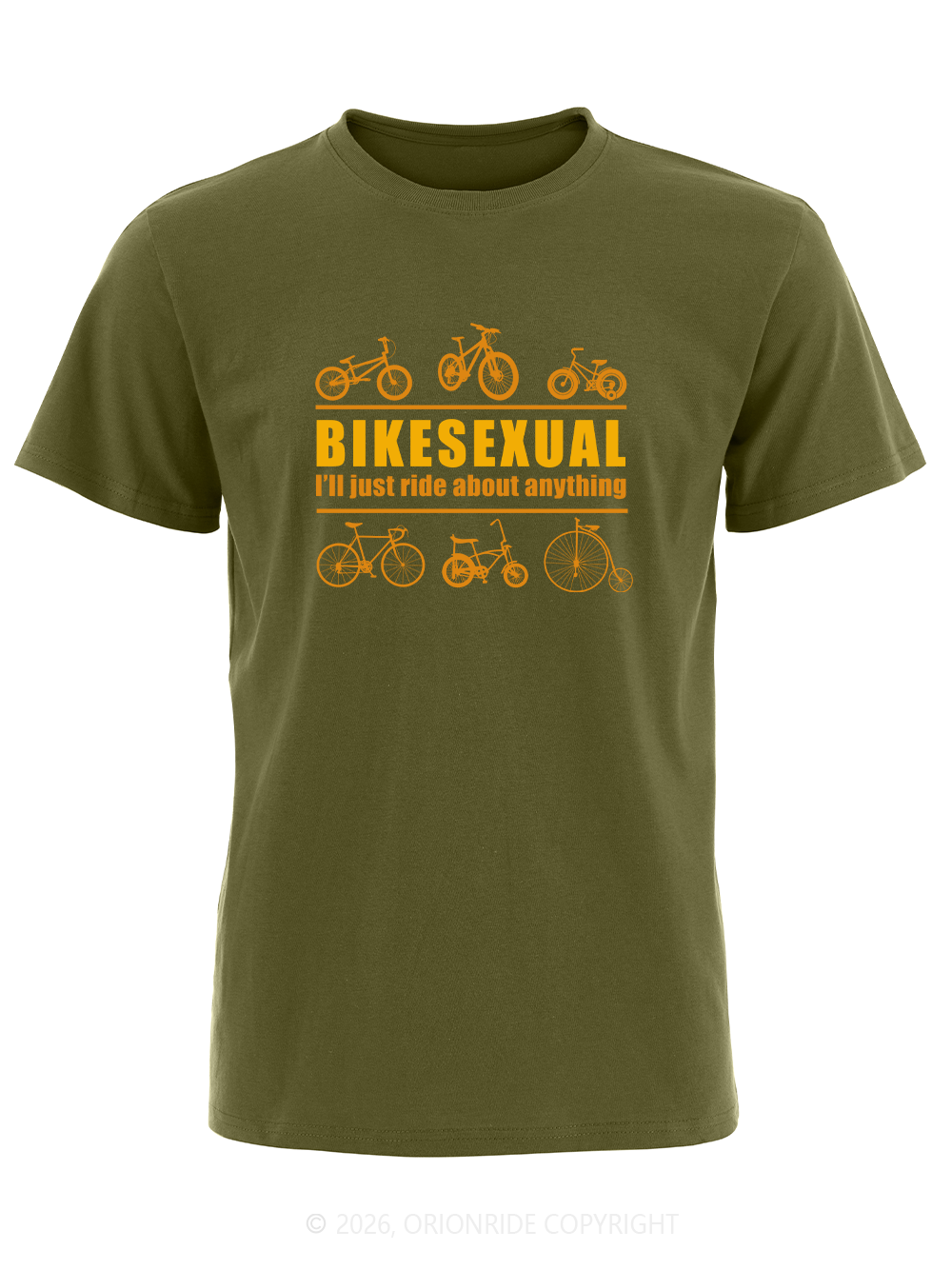 Orionride Cycling Enthusiasts Short Sleeves Bike T-Shirt