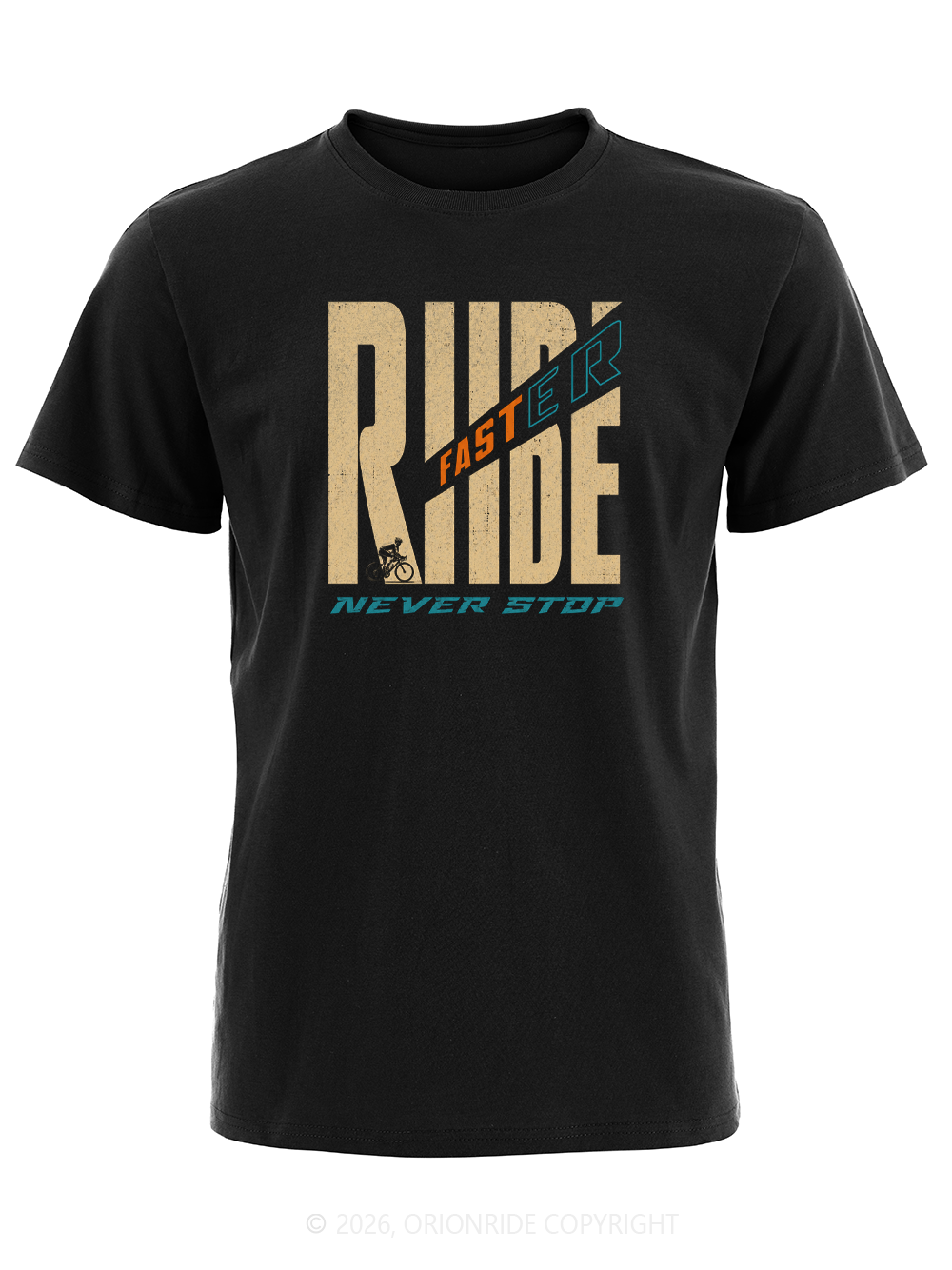 Orionride Ride Within Word Short Sleeves Bike T-Shirt