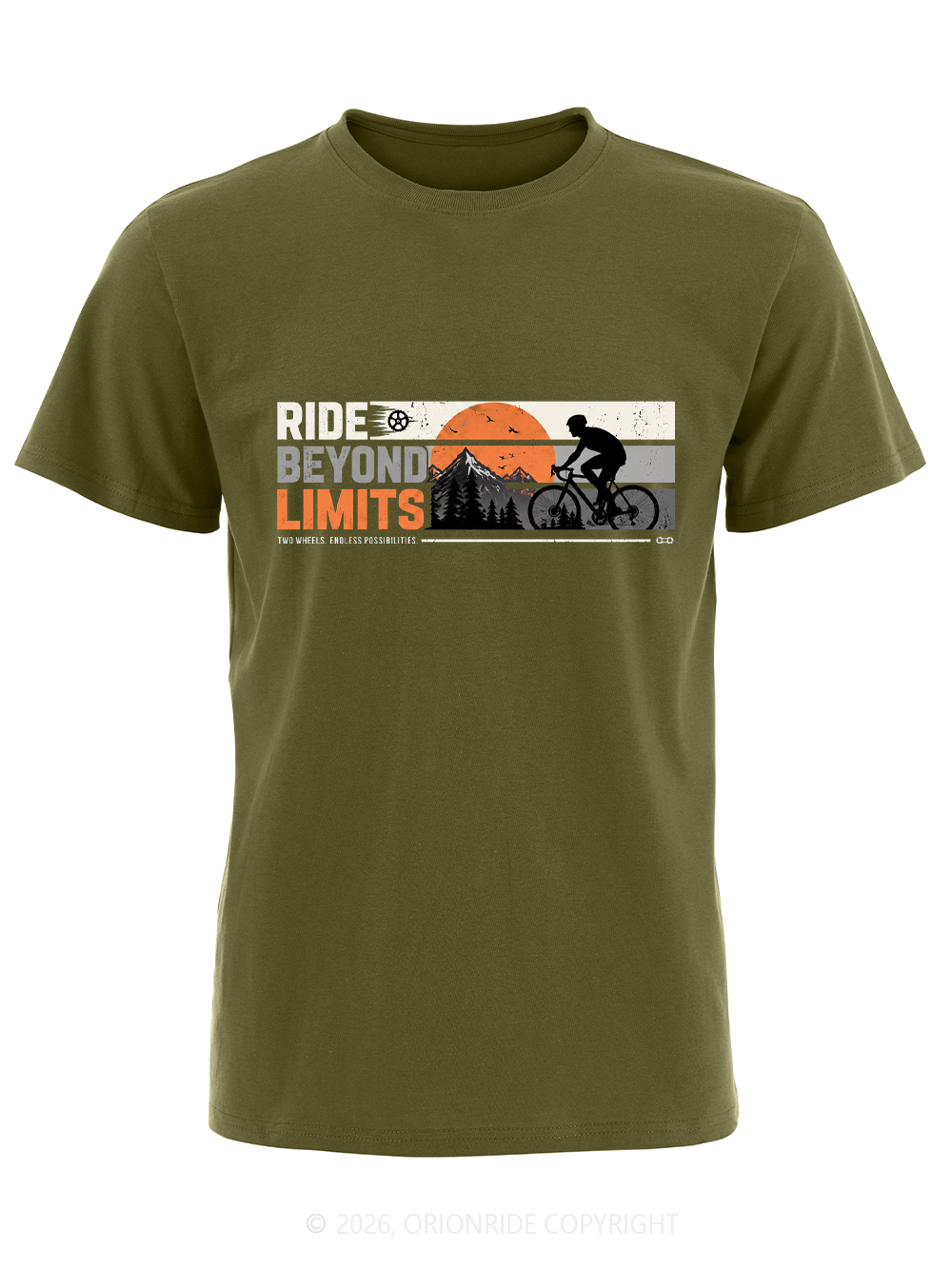 Orionride Beyond Limit Ride Short Sleeves Bike T-Shirt
