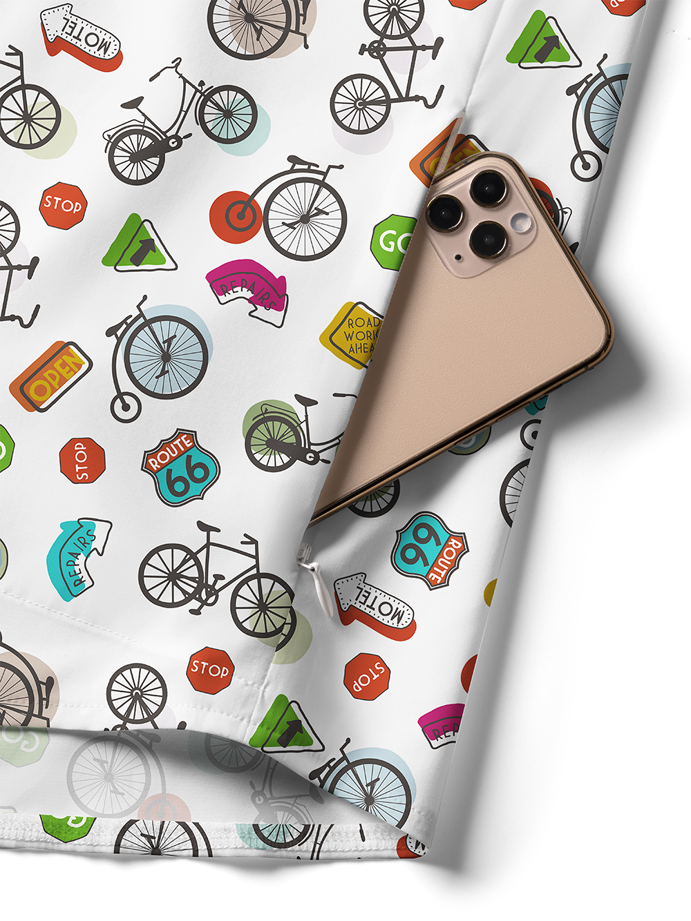 Orionride Go Ride A Bike Zipper Pockets Ultra Lightweight Short Sleeves Women's Gravel Shirt