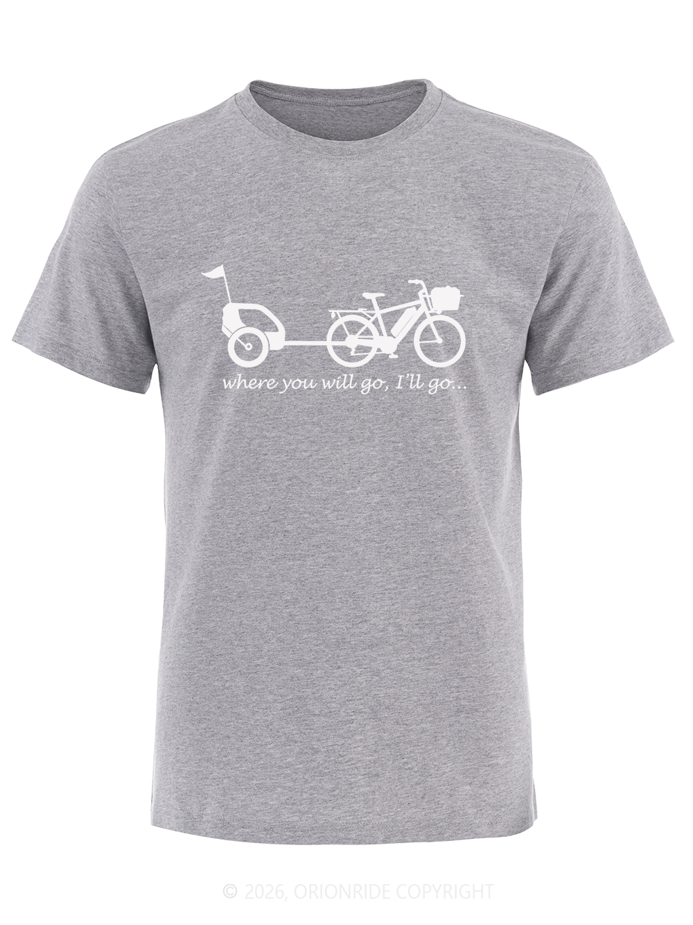 Orionride Father And Son Bicycles Short Sleeves Bike T-Shirt
