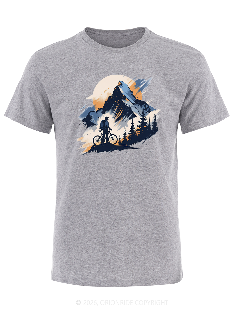 Orionride Snow Mountain Short Sleeves Bike T-Shirt