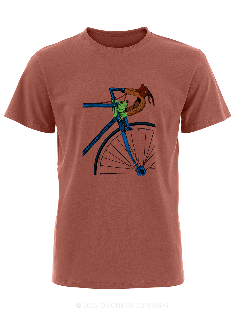 Orionride Funny Frog Short Sleeves Bike T-Shirt