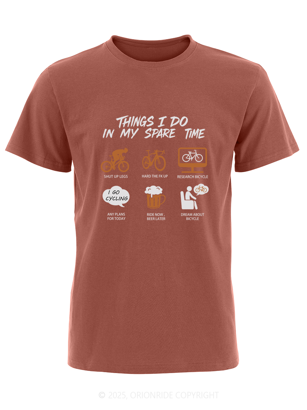 Orionride Awesome Schedule Short Sleeves Bike T-Shirt