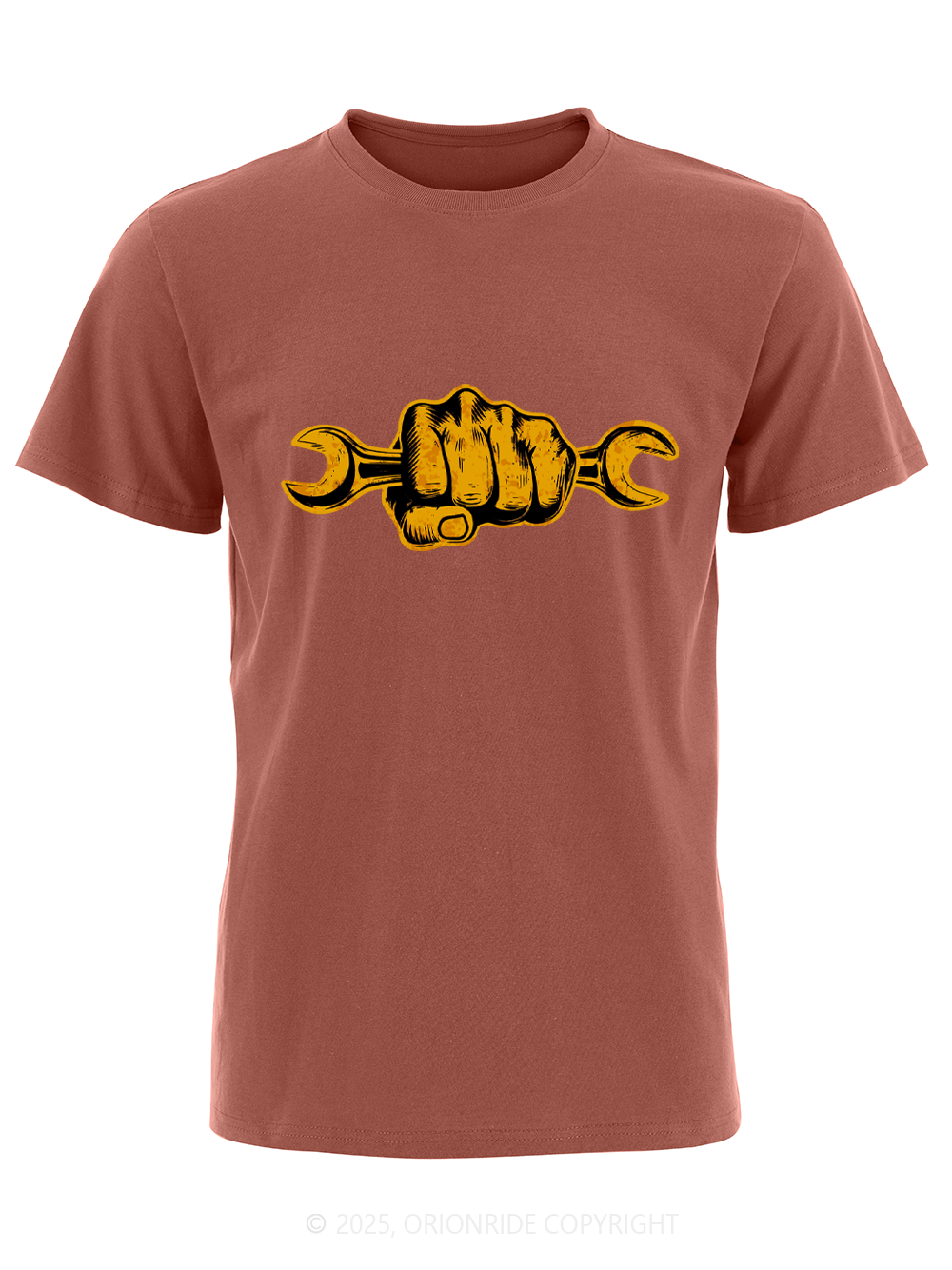 Orionride Holding The Wrench Short Sleeves Bike T-Shirt