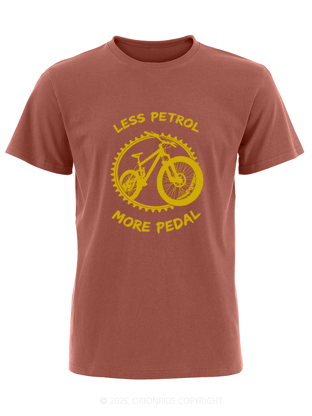 Orionride Less Petrol More Pedal Short Sleeves Bike T-Shirt