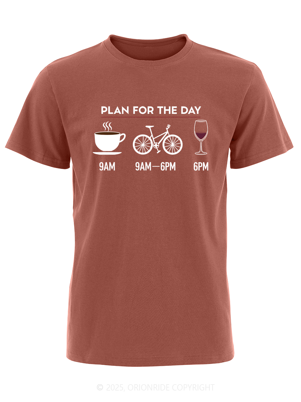 Orionride Plan For The Day Short Sleeves Bike T-Shirt