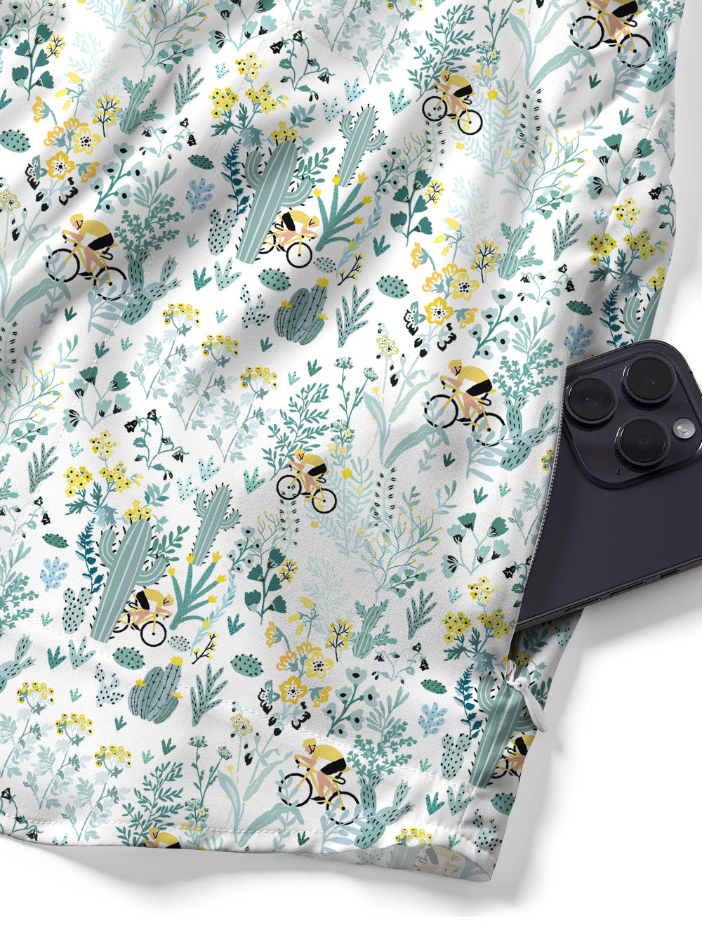 Orionride Botanical Gardens Zipper Pockets Ultra Lightweight Short Sleeves Gravel Shirt