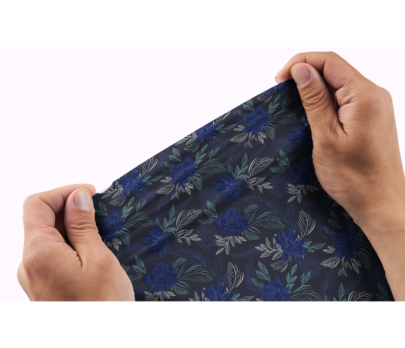 Orionride Floral Lines Men's Polo Shirt