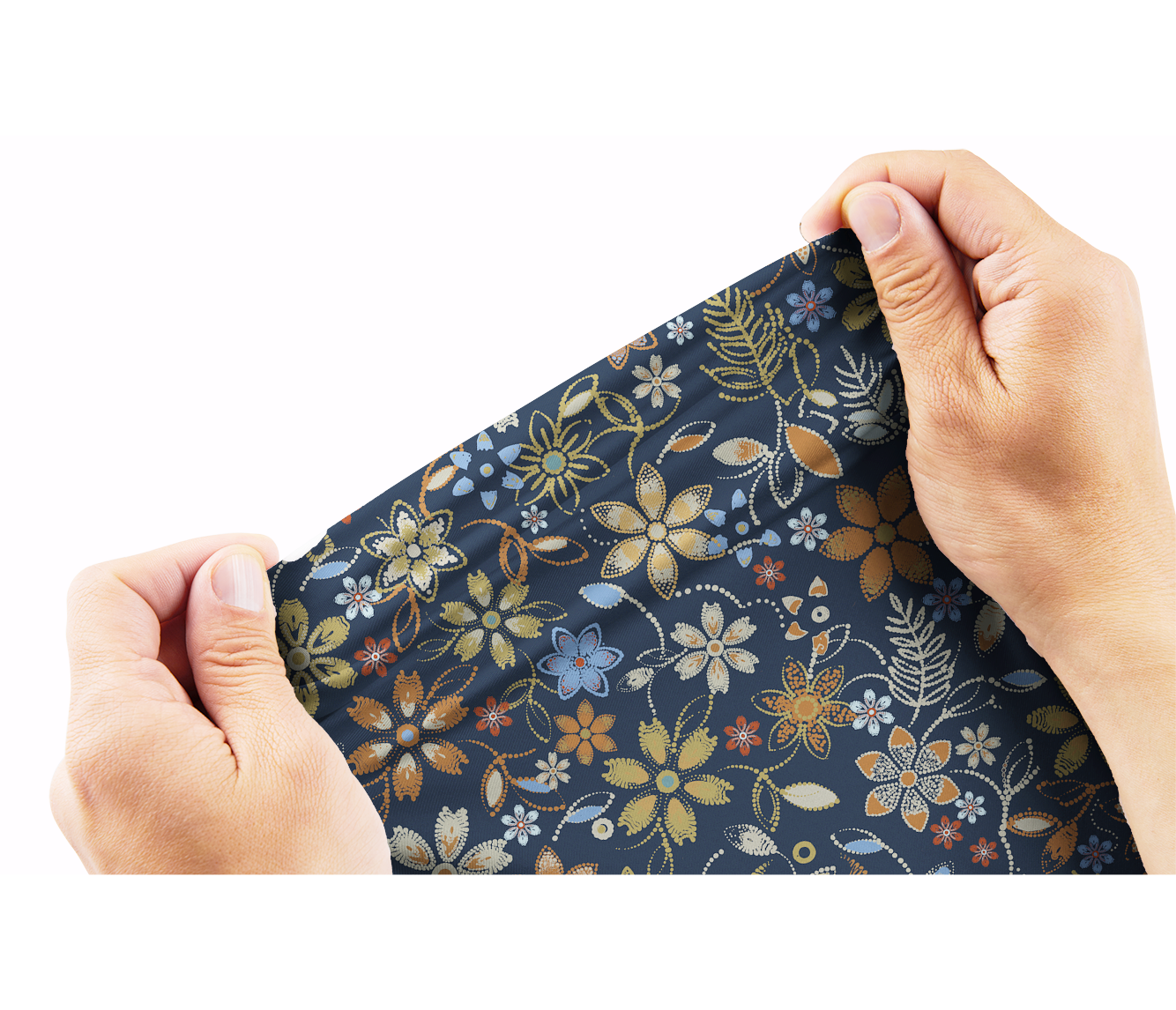 Orionride Embroidered Flower Men's Polo Shirt