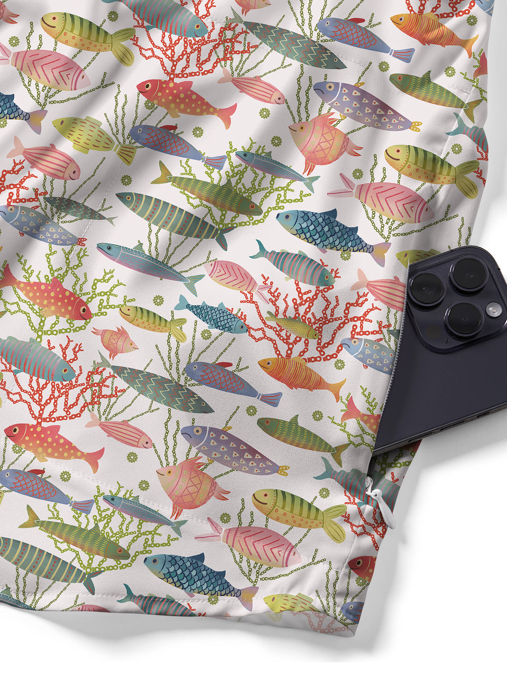 Orionride Coral Chain Zipper Pockets Ultra Lightweight Short Sleeves Gravel Shirt