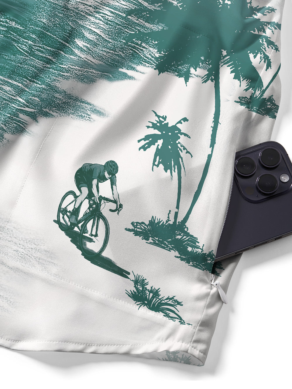 Orionride Island Of Adventure Zipper Pockets Ultra Lightweight Short Sleeves Gravel Shirt