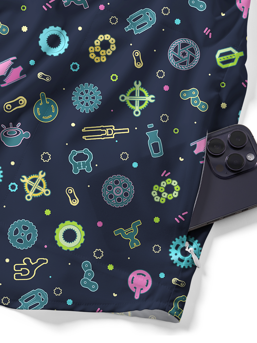 Orionride Light-Up Parts Zipper Pockets Ultra Lightweight Short Sleeves Gravel Shirt