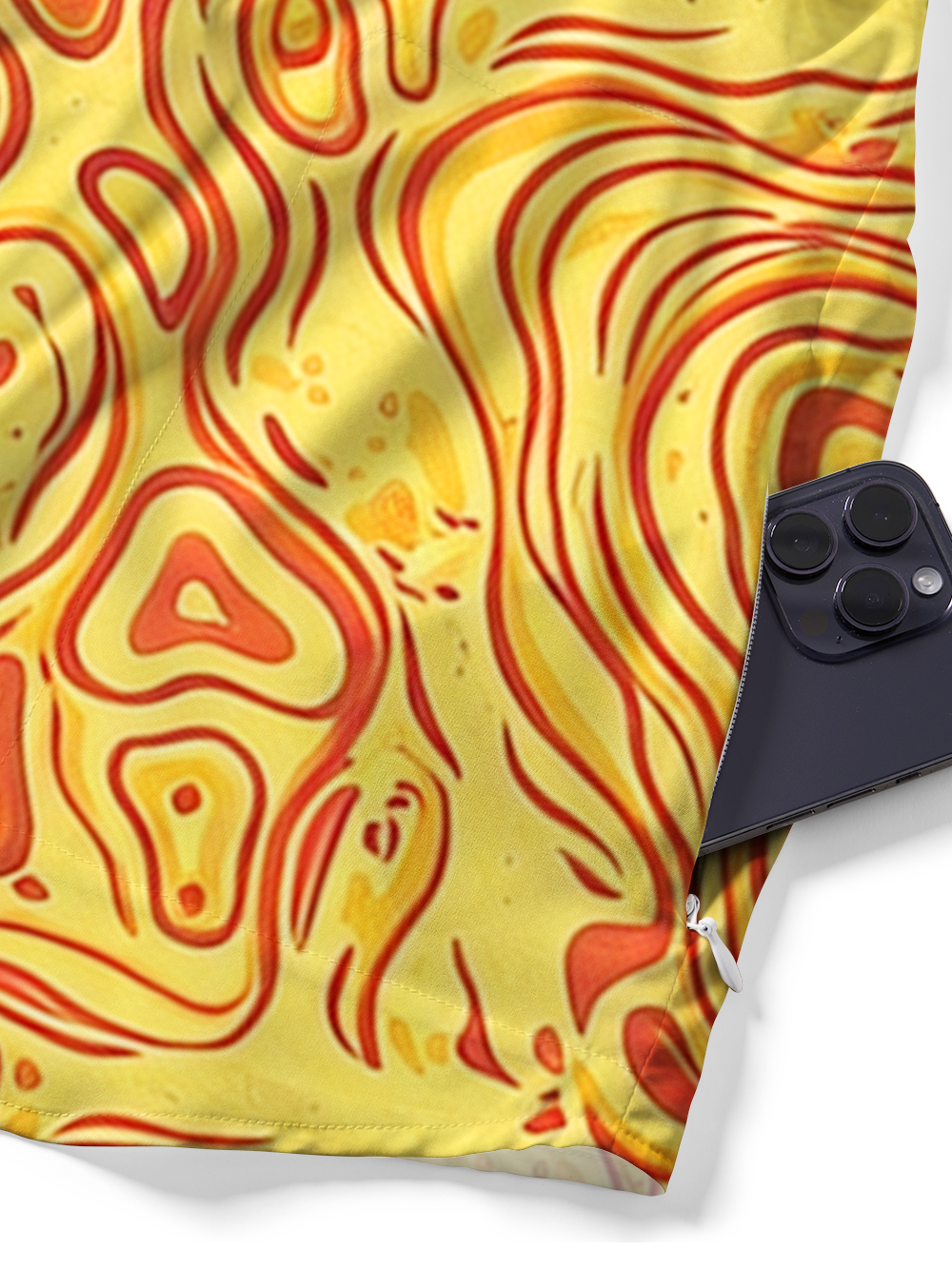 Orionride Ice And Fire Blend Zipper Pockets Ultra Lightweight Short Sleeves Gravel Shirt