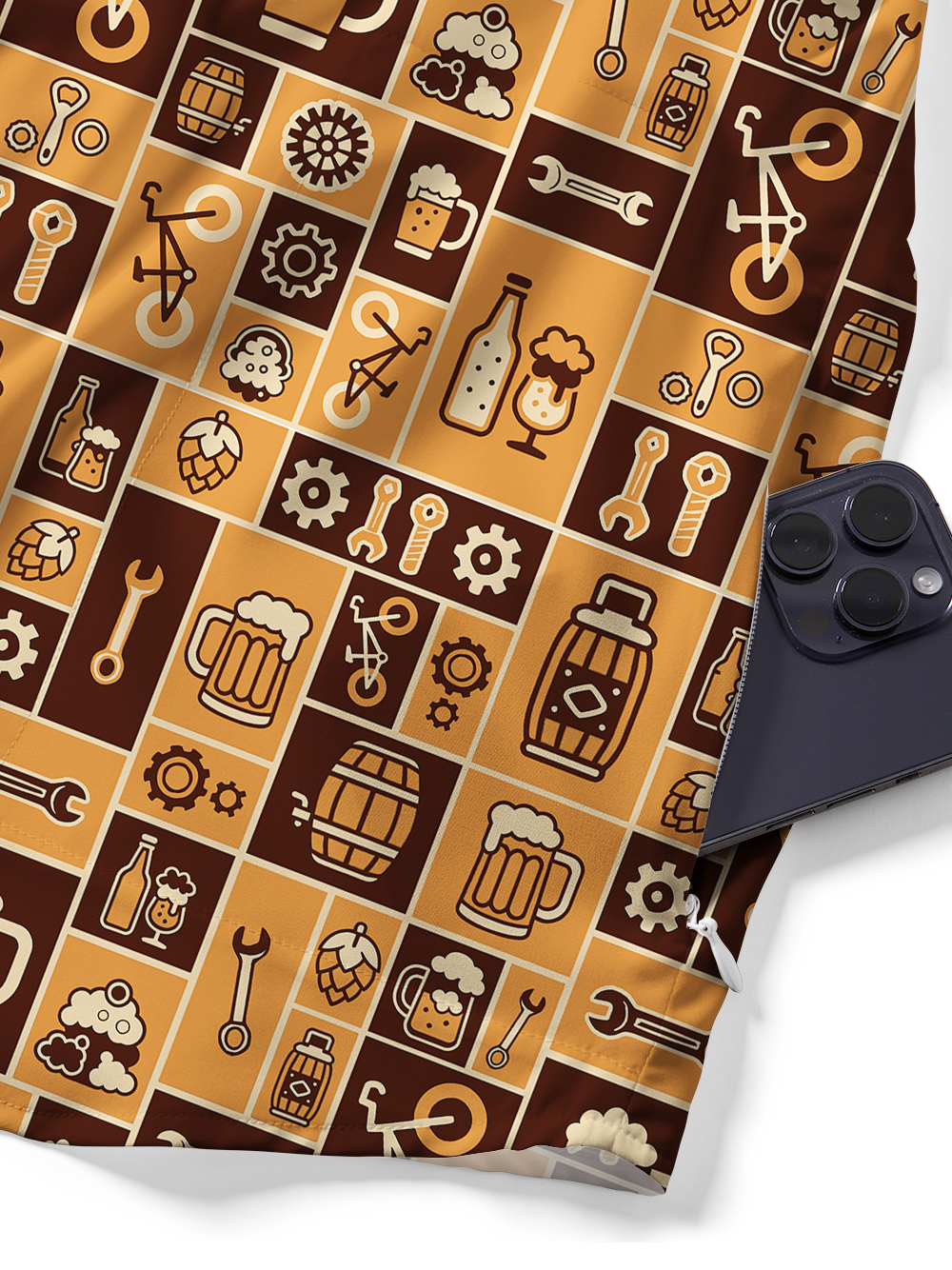 Orionride The Allure Of Beer Zipper Pockets Ultra Lightweight Short Sleeves Gravel Shirt