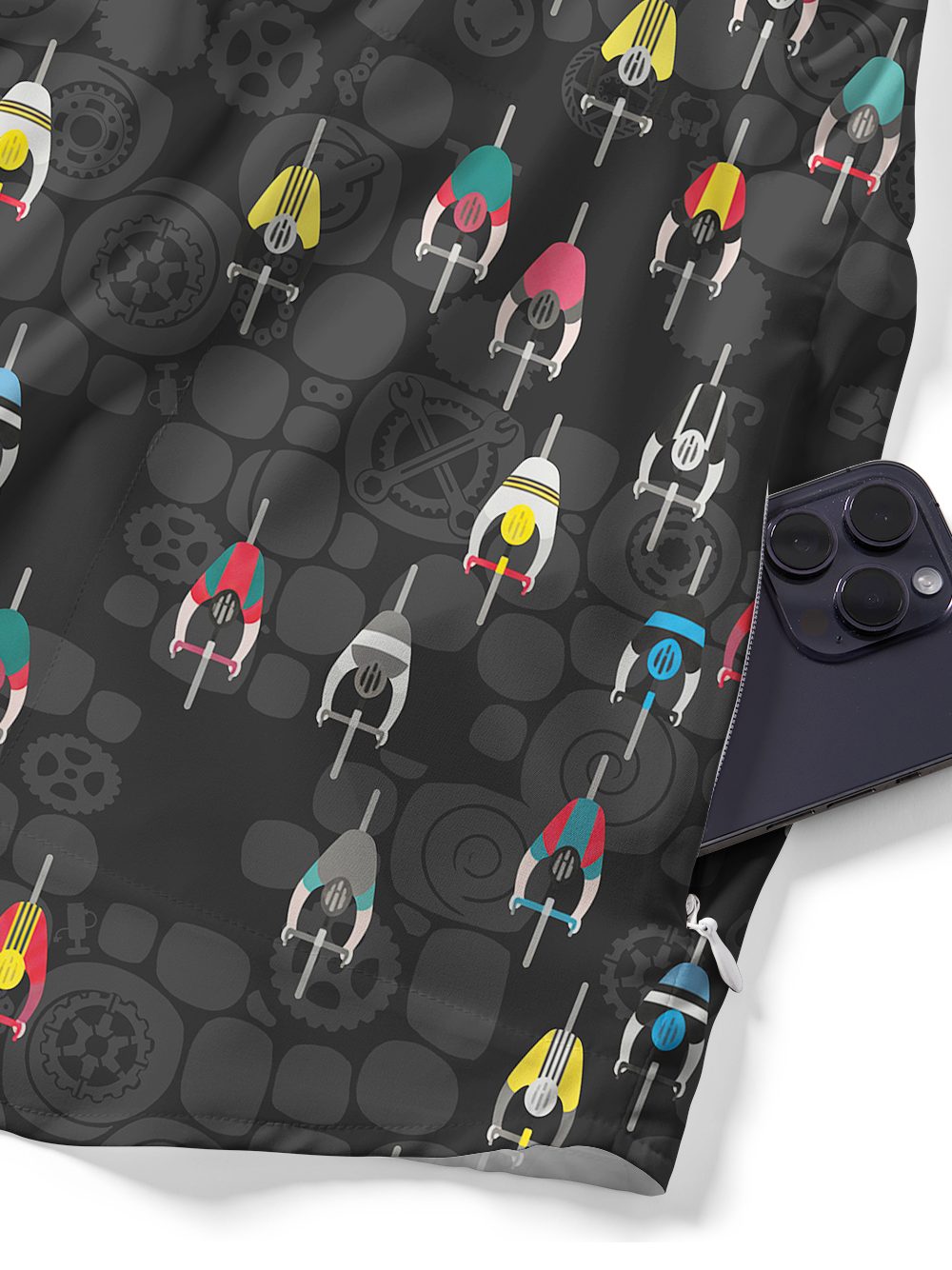 Orionride The World Of Cyclists Zipper Pockets Ultra Lightweight Short Sleeves Gravel Shirt