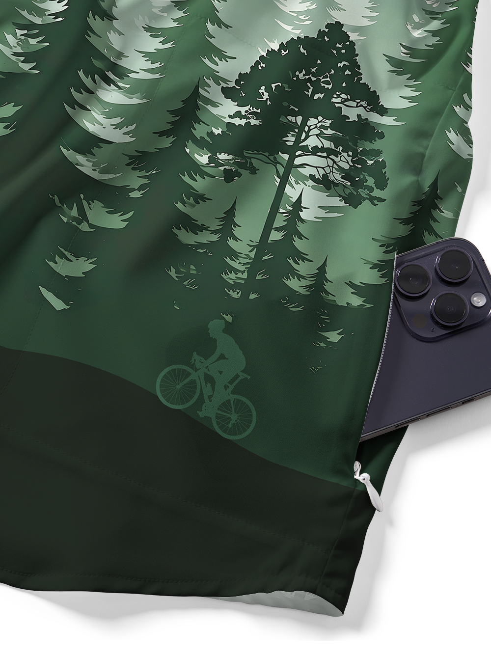 Orionride Silent Pines Zipper Pockets Ultra Lightweight Short Sleeves Gravel Shirt