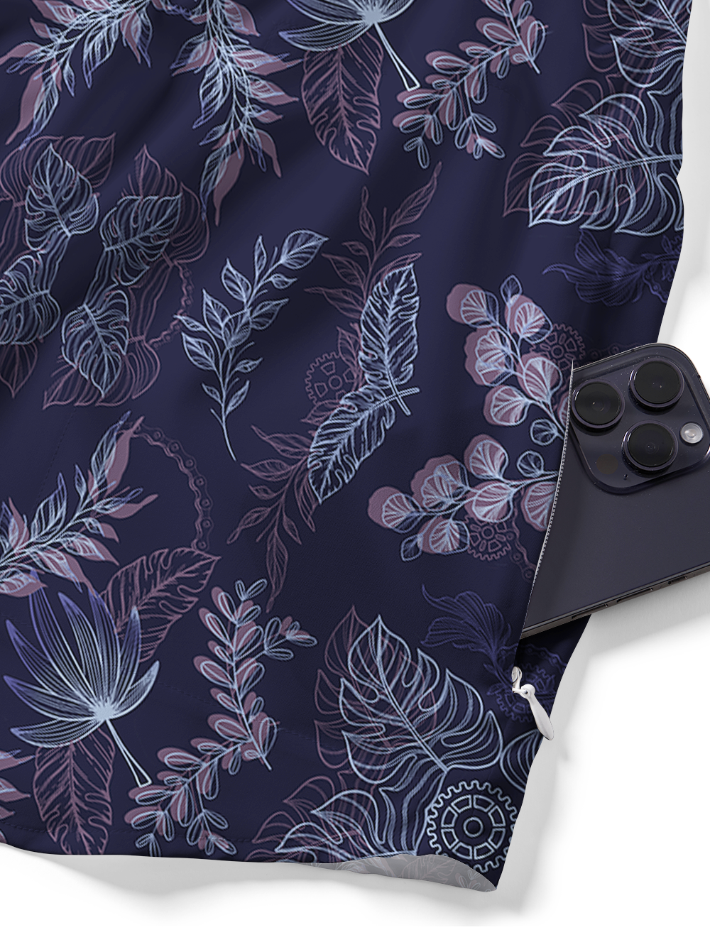 Orionride Gears In Flowers Zipper Pockets Ultra Lightweight Short Sleeves Gravel Shirt