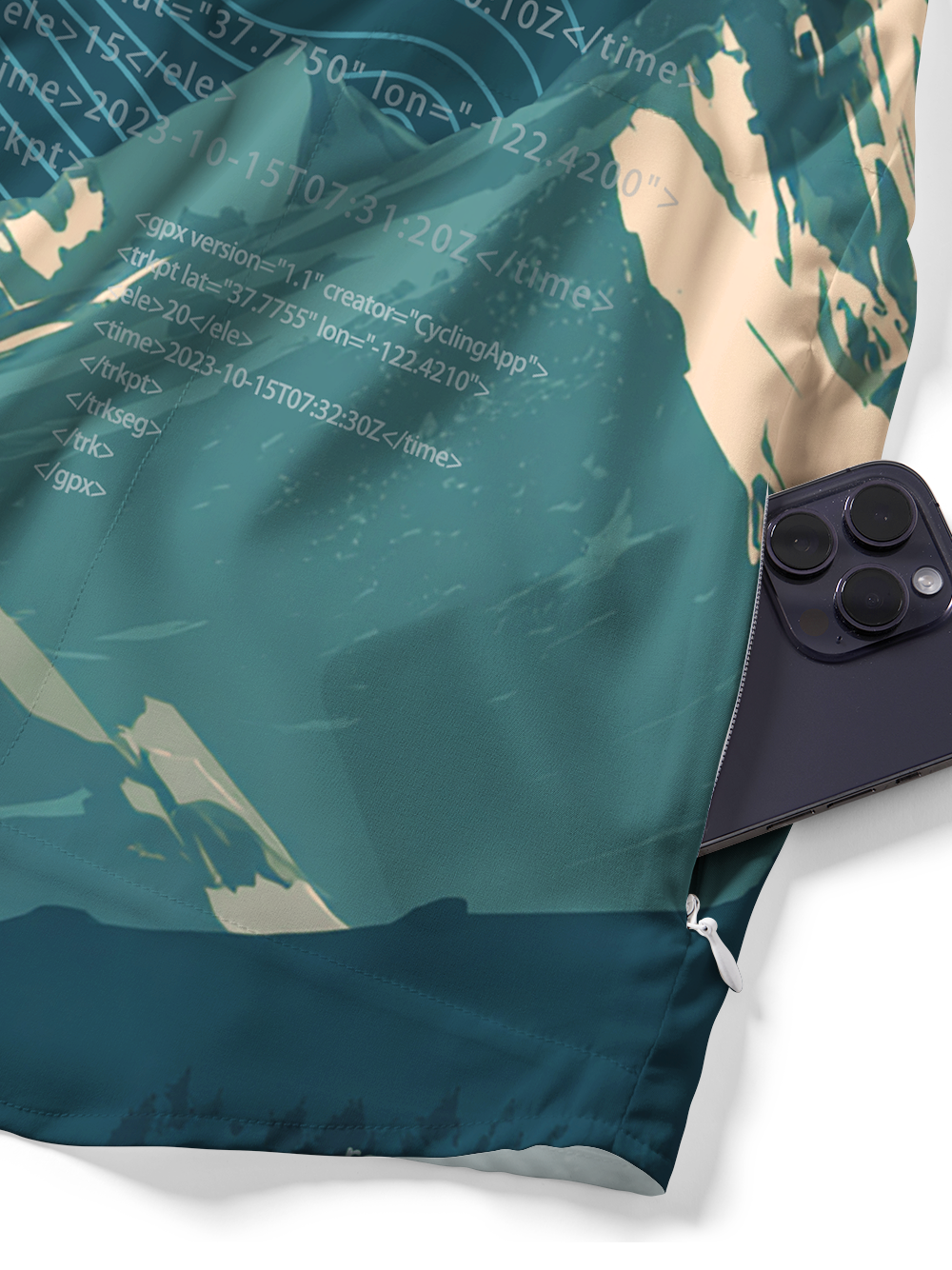 Orionride Travel Together Zipper Pockets Ultra Lightweight Short Sleeves Gravel Shirt