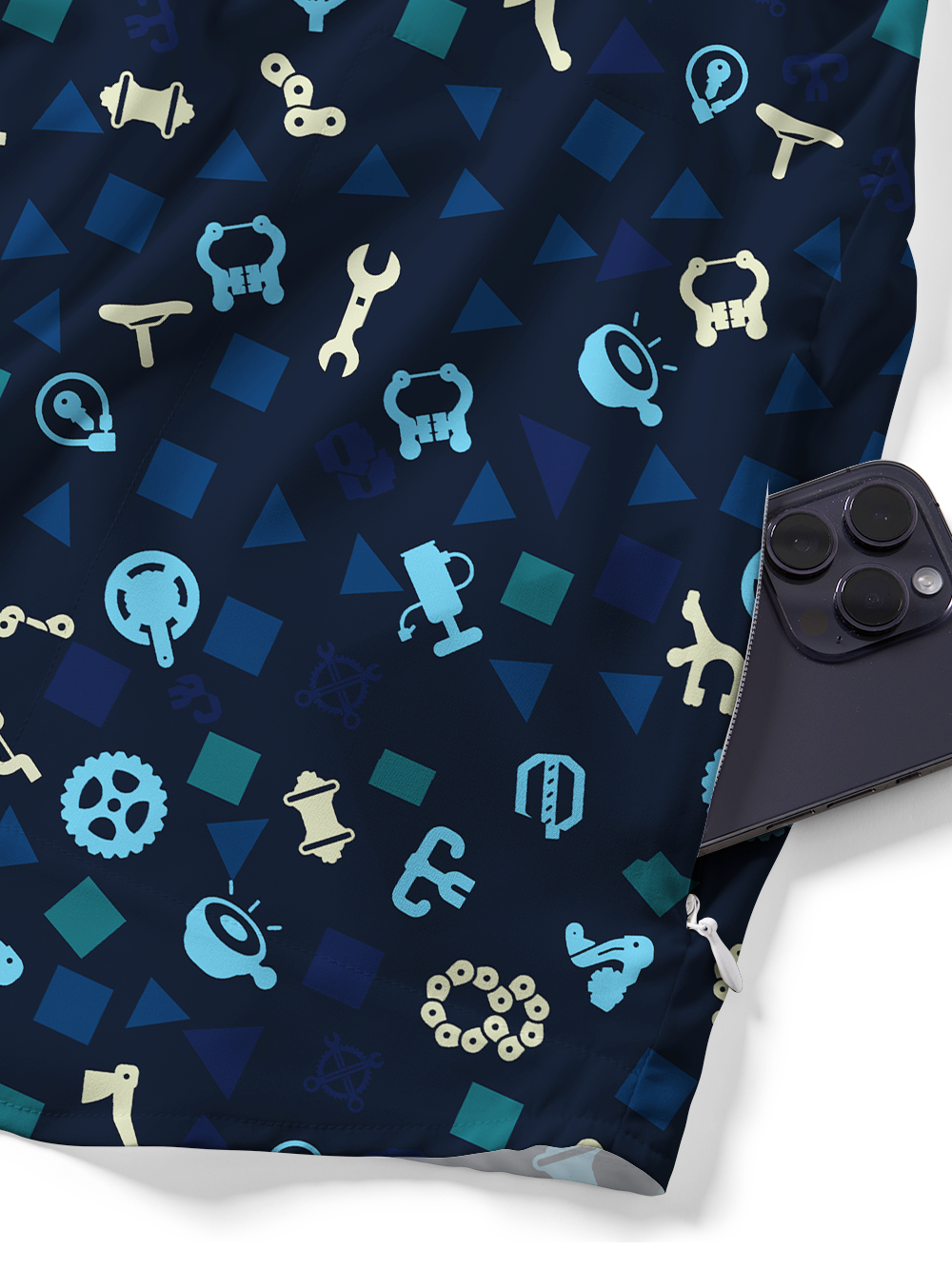 Orionride Dazzling Parts Zipper Pockets Ultra Lightweight Short Sleeves Gravel Shirt