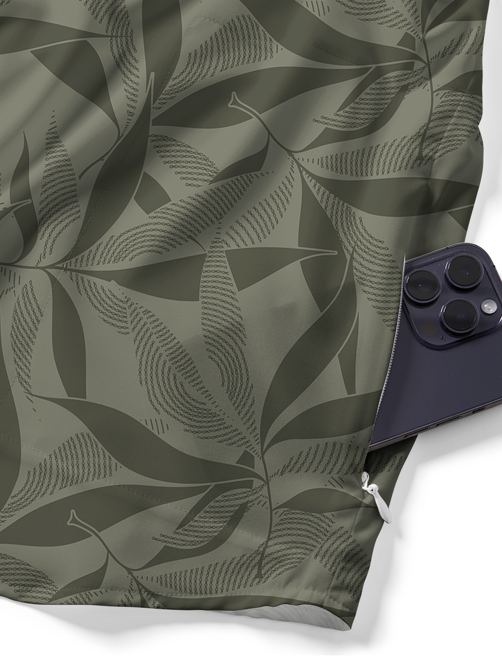 Orionride Leaf Vein Chain Zipper Pockets Ultra Lightweight Short Sleeves Gravel Shirt