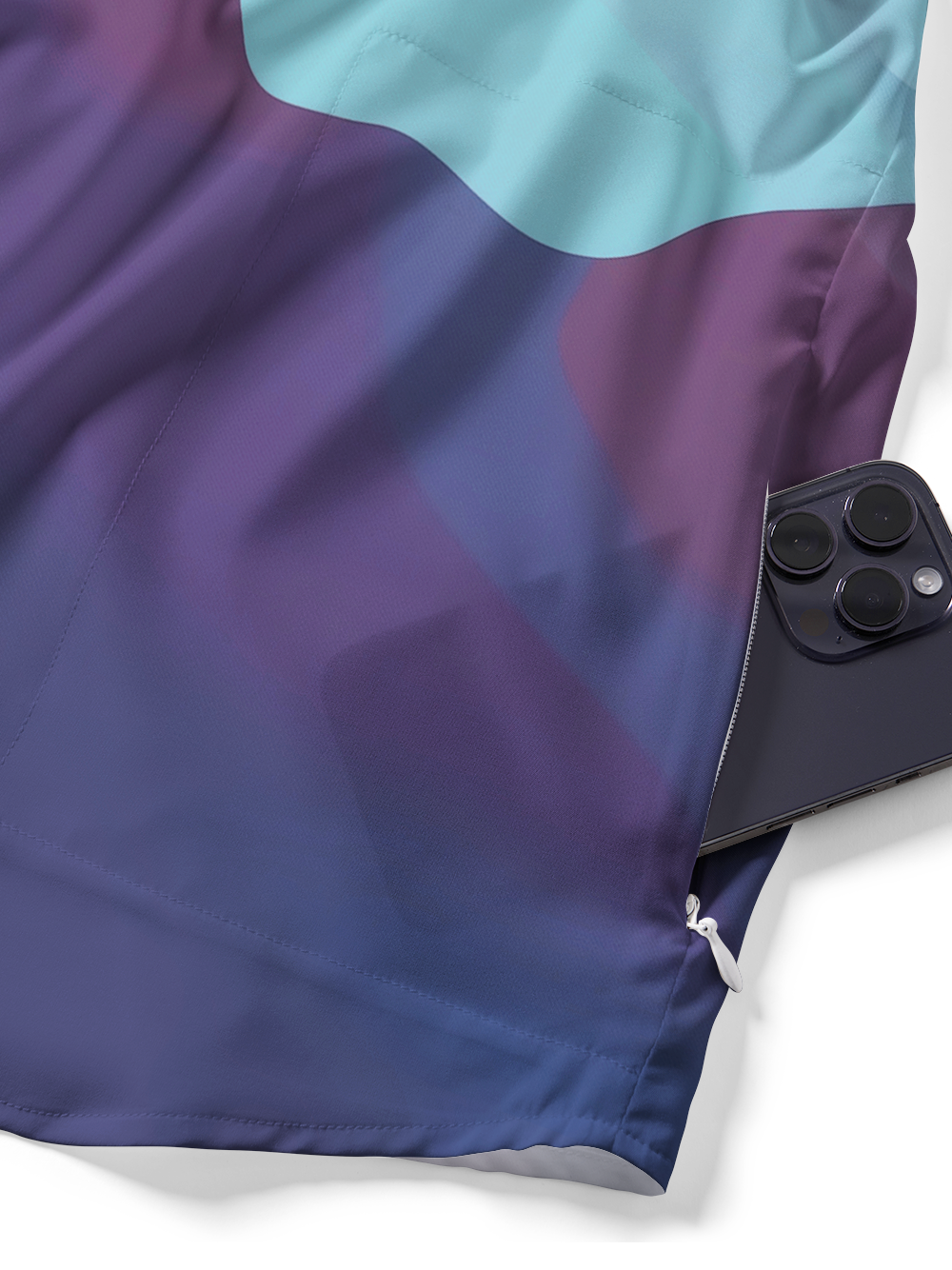 Orionride Secluded Mountain Peaks Zipper Pockets Ultra Lightweight Short Sleeves Gravel Shirt