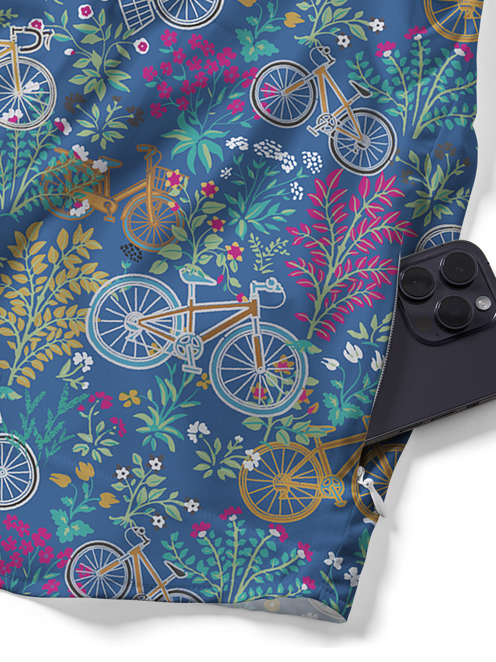 Orionride Bike Bloom Zipper Pockets Ultra Lightweight Short Sleeves Gravel Shirt