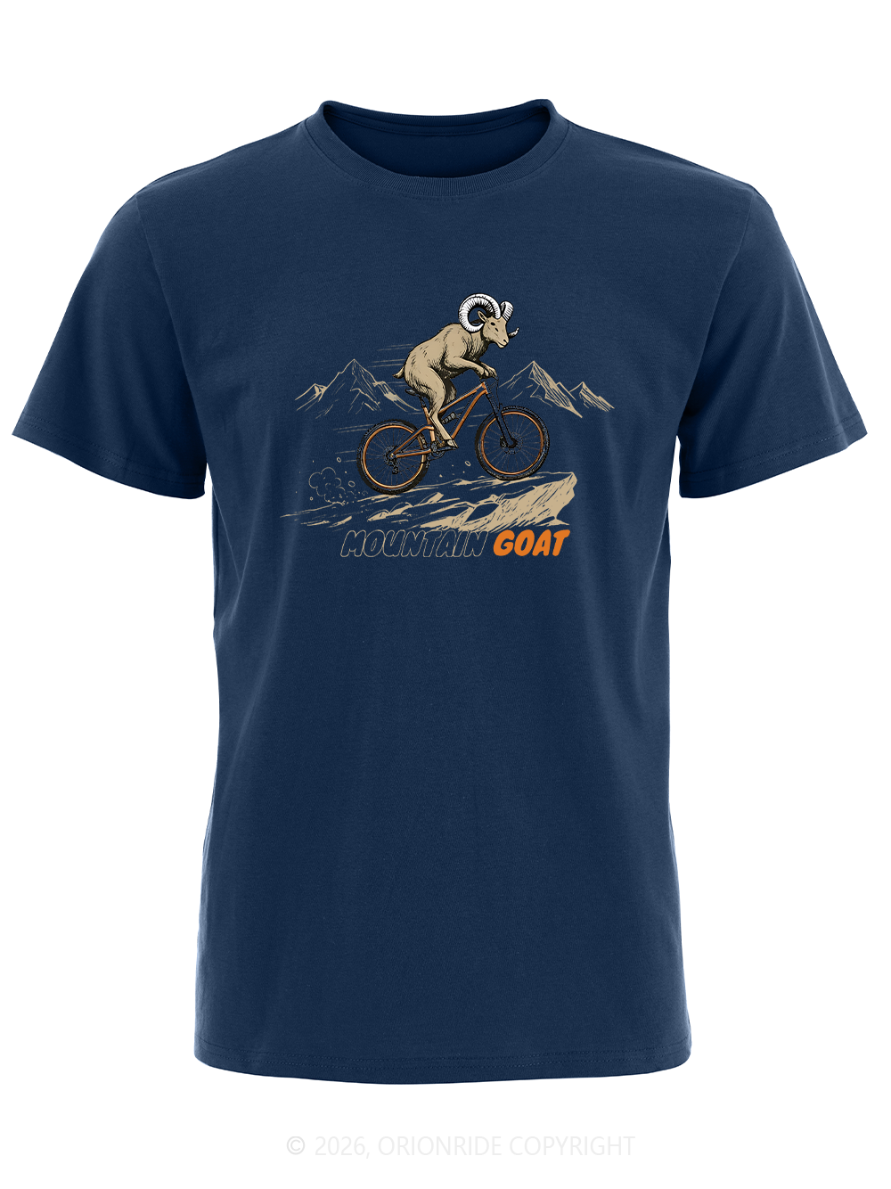 Orionride Mountain Goat Short Sleeves Bike T-Shirt
