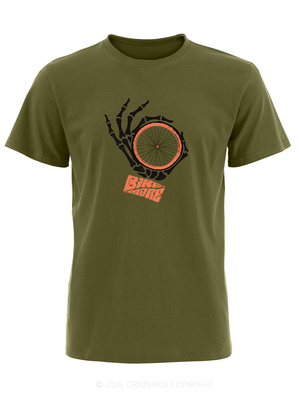 Orionride Skeleton Hand Short Sleeves Bike T-Shirt