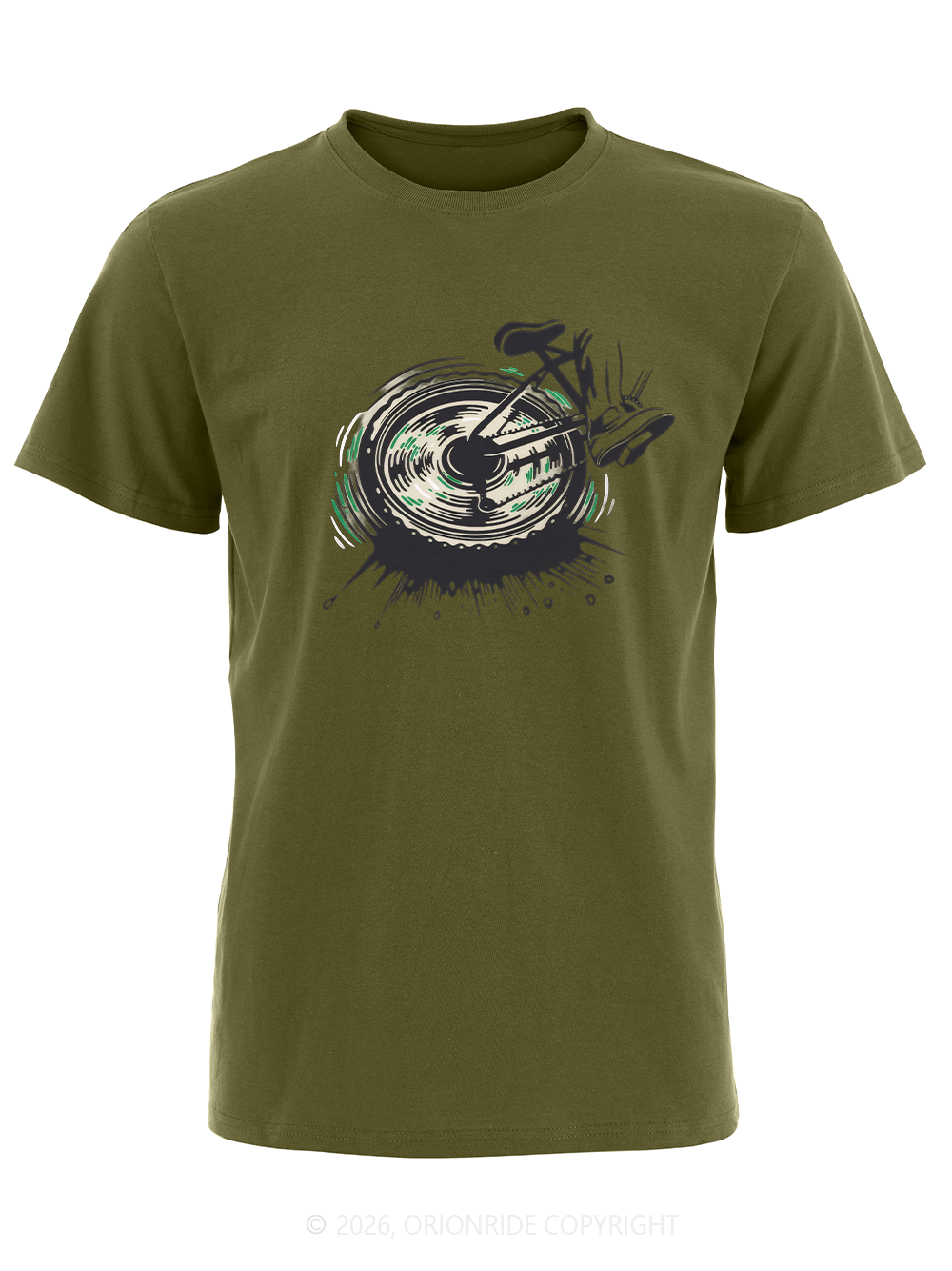 Orionride Cycling With All My Might Short Sleeves Bike T-Shirt