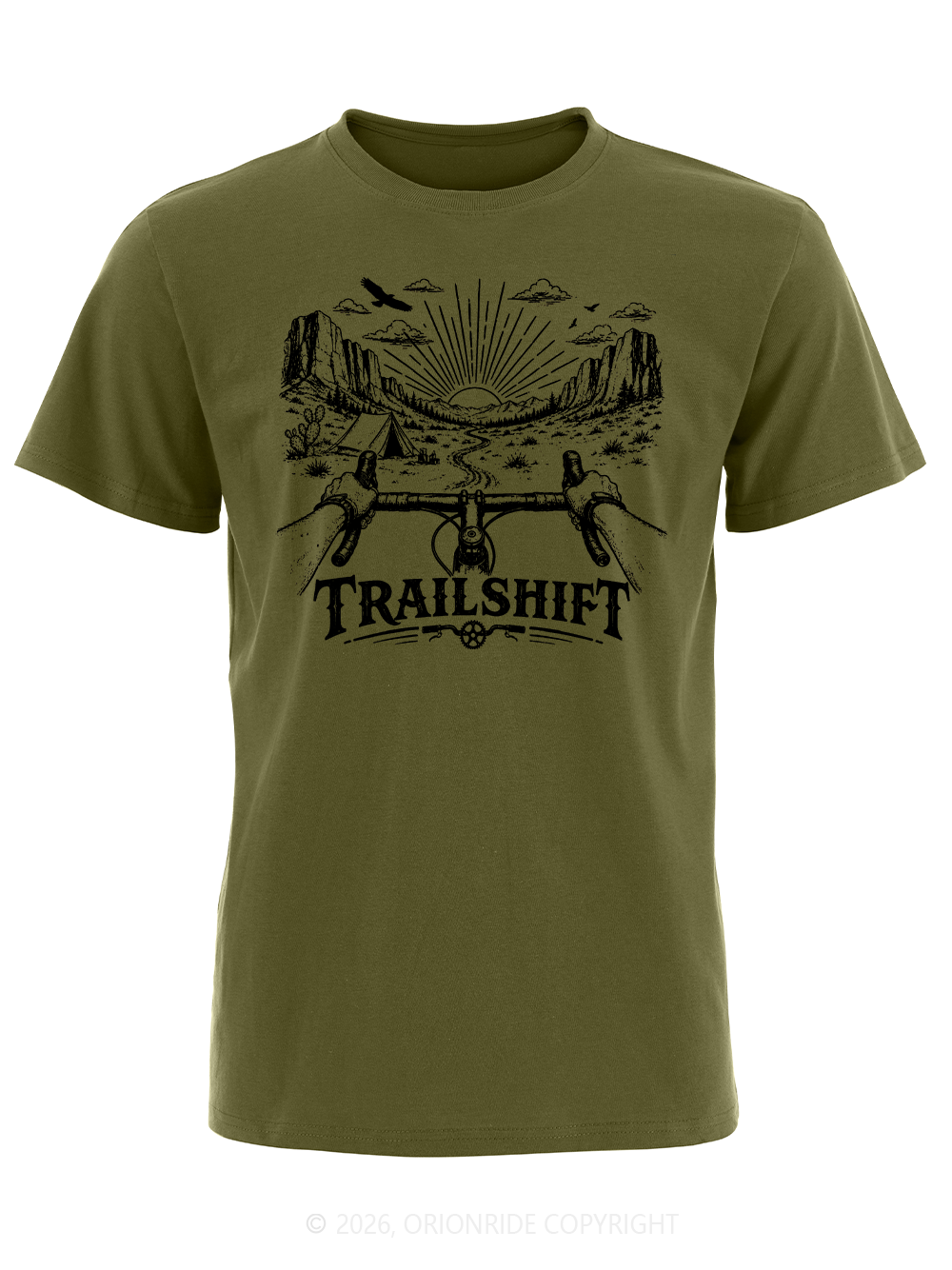 Orionride Greeting The Sunrise Short Sleeves Bike T-Shirt
