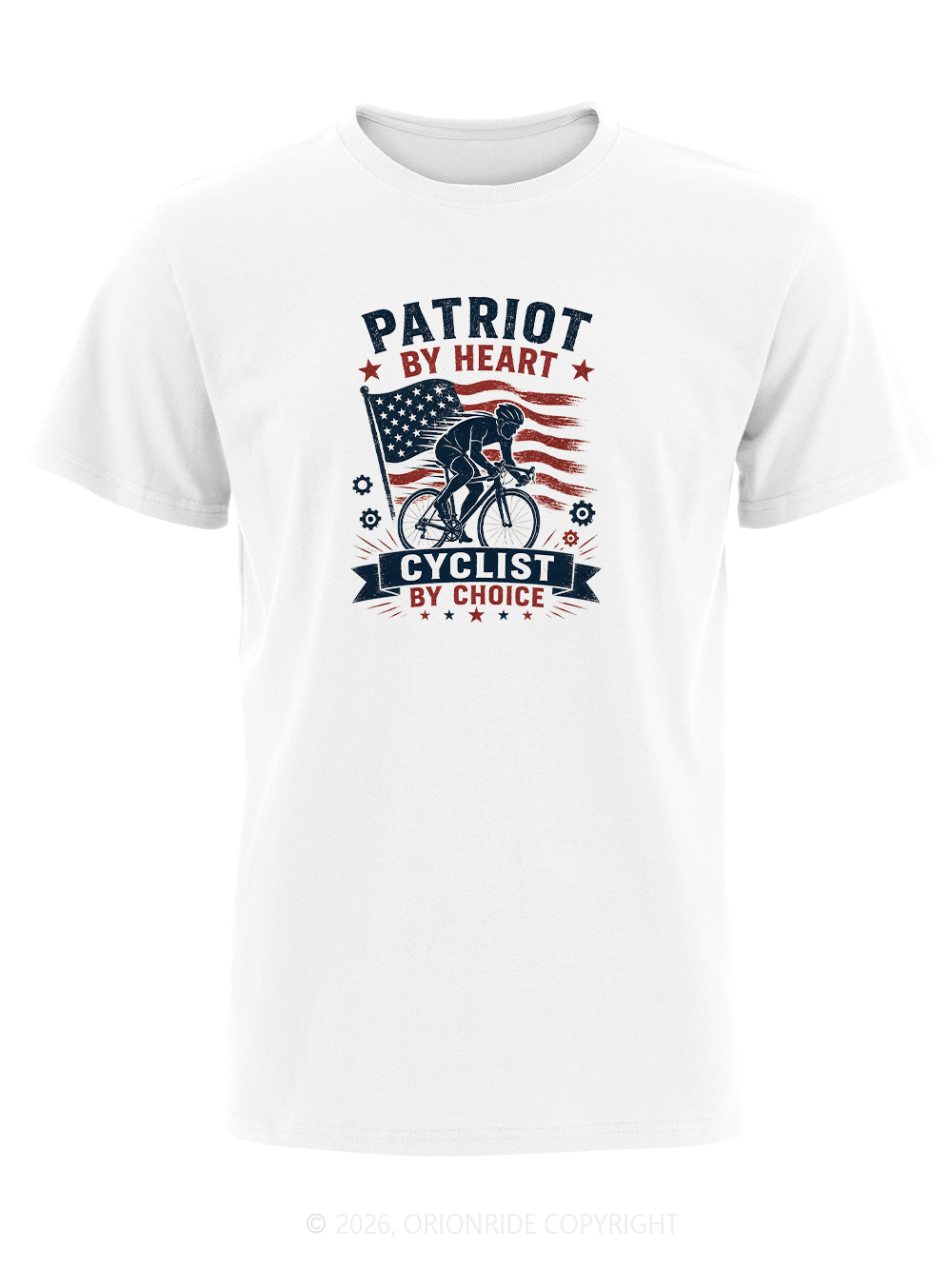Orionride Patriot By Heart Short Sleeves Bike T-Shirt