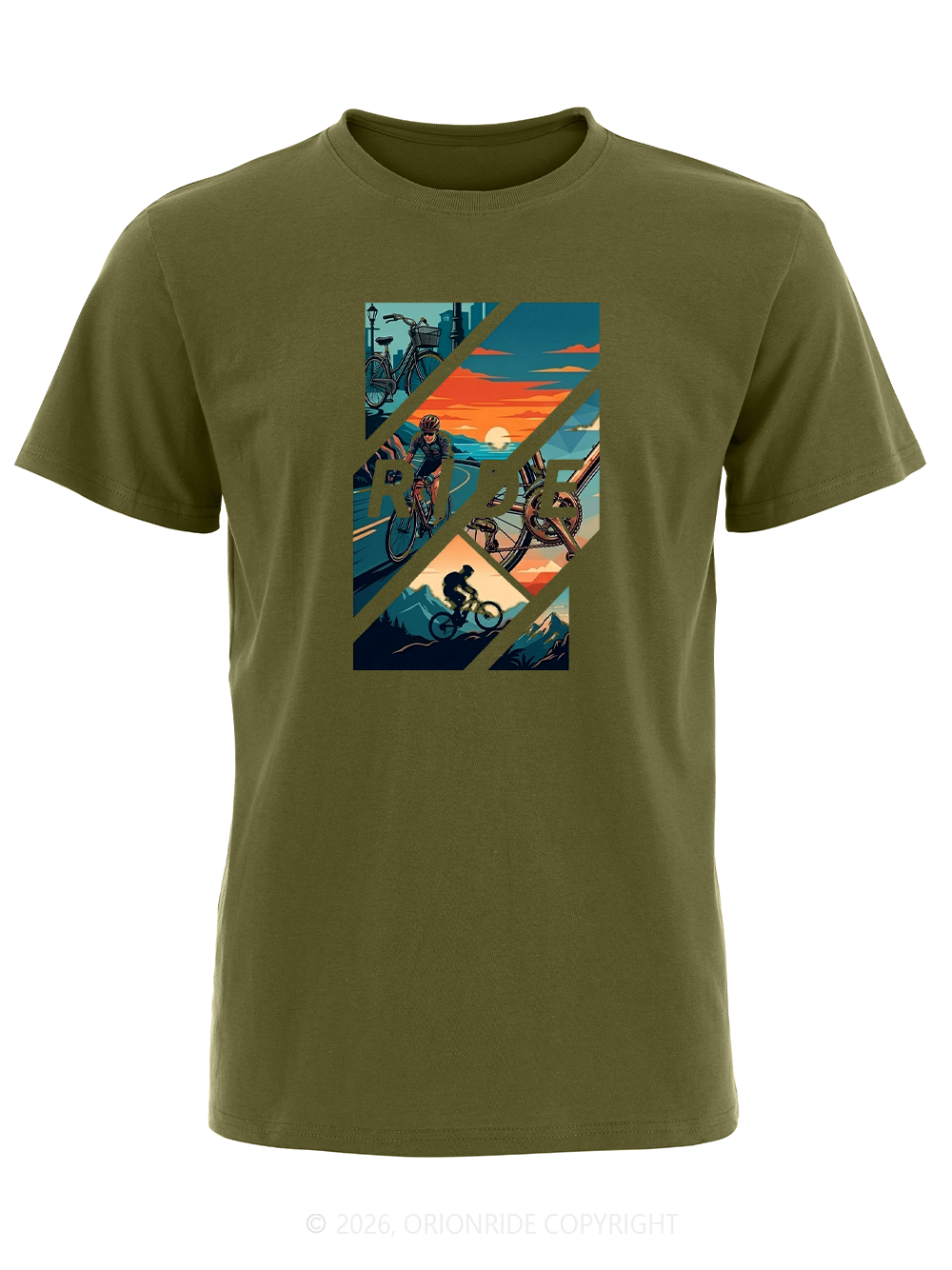 Orionride City Silhouette Short Sleeves Bike T-Shirt