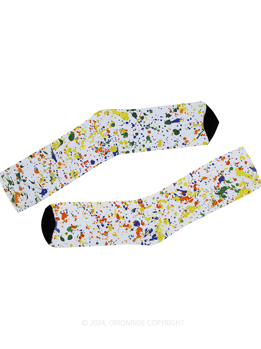 Orionride Ink Splash Cycling Socks