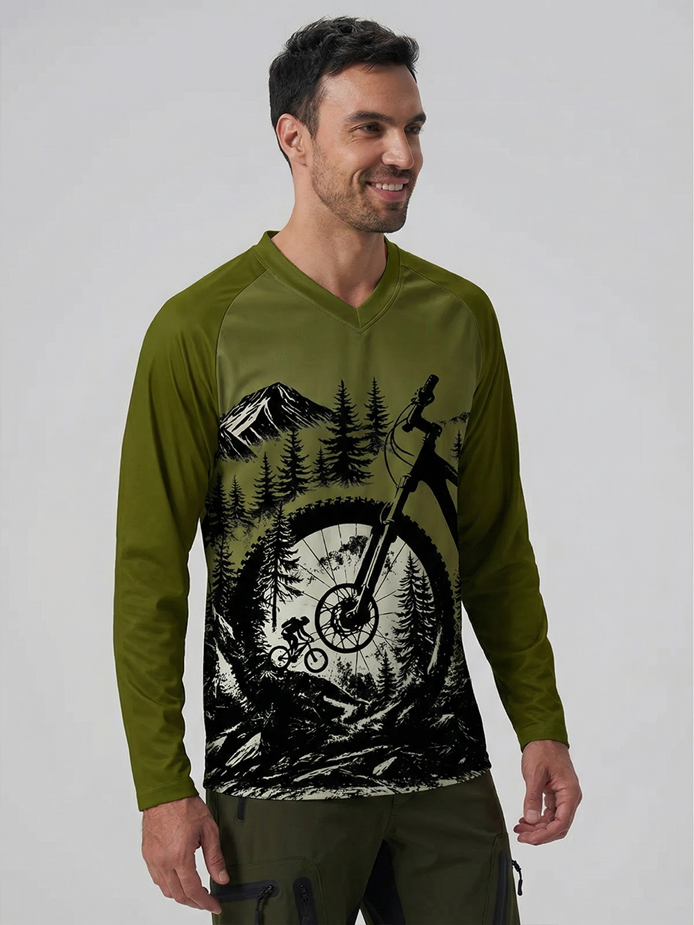 Orionride An Imaginary Adventure Long Sleeve Downhill Jersey
