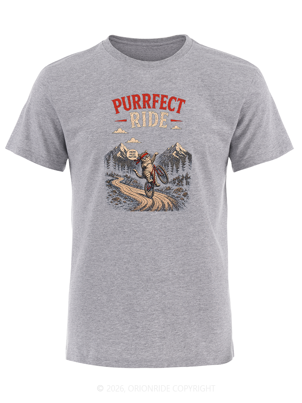 Orionride Purrfect Ride Short Sleeves Bike T-Shirt