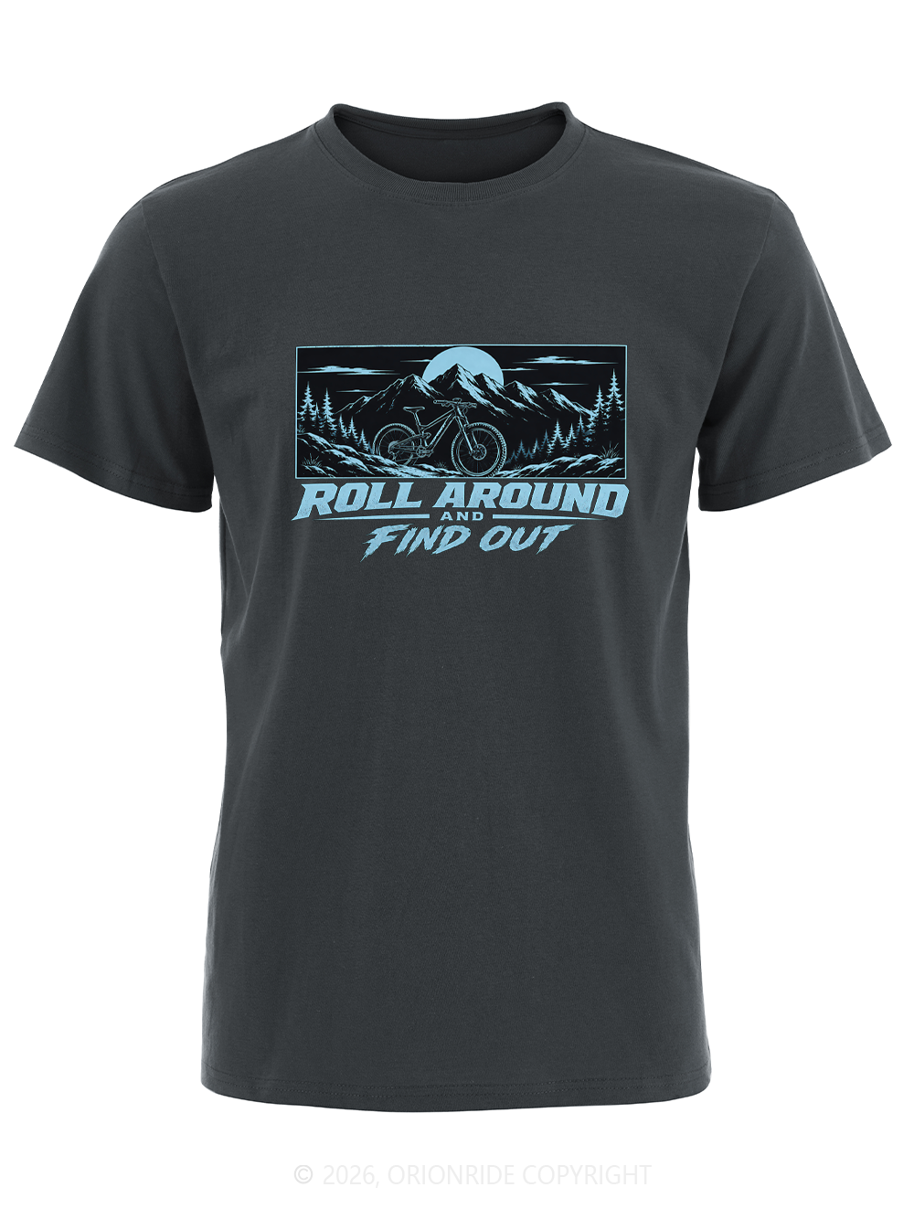 Orionride Blue Night Ride Short Sleeves Bike T-Shirt