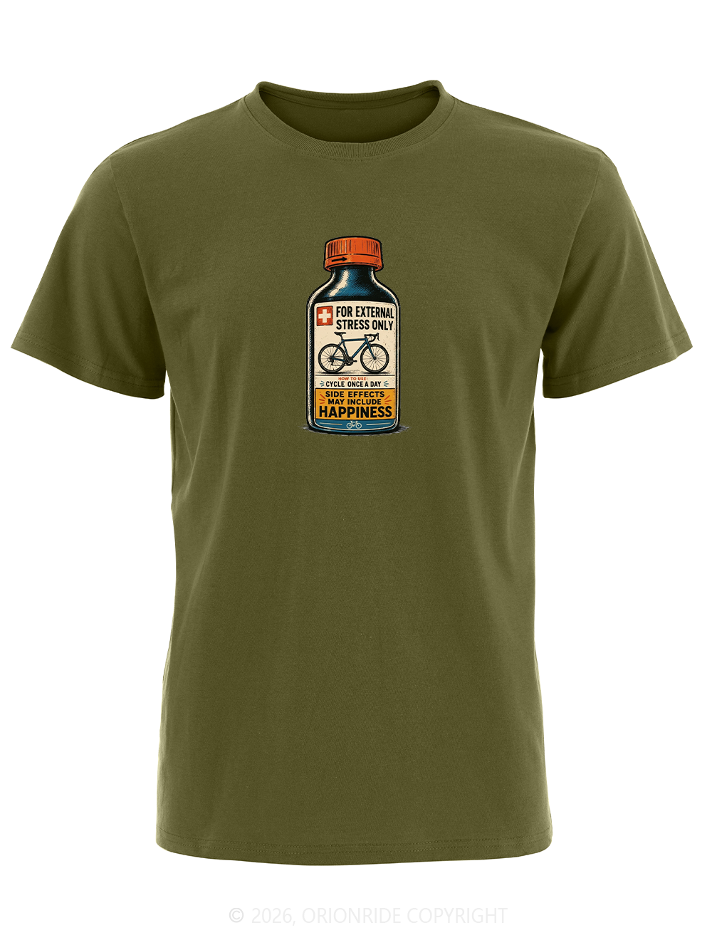 Orionride For External Stress Only Short Sleeves Bike T-Shirt
