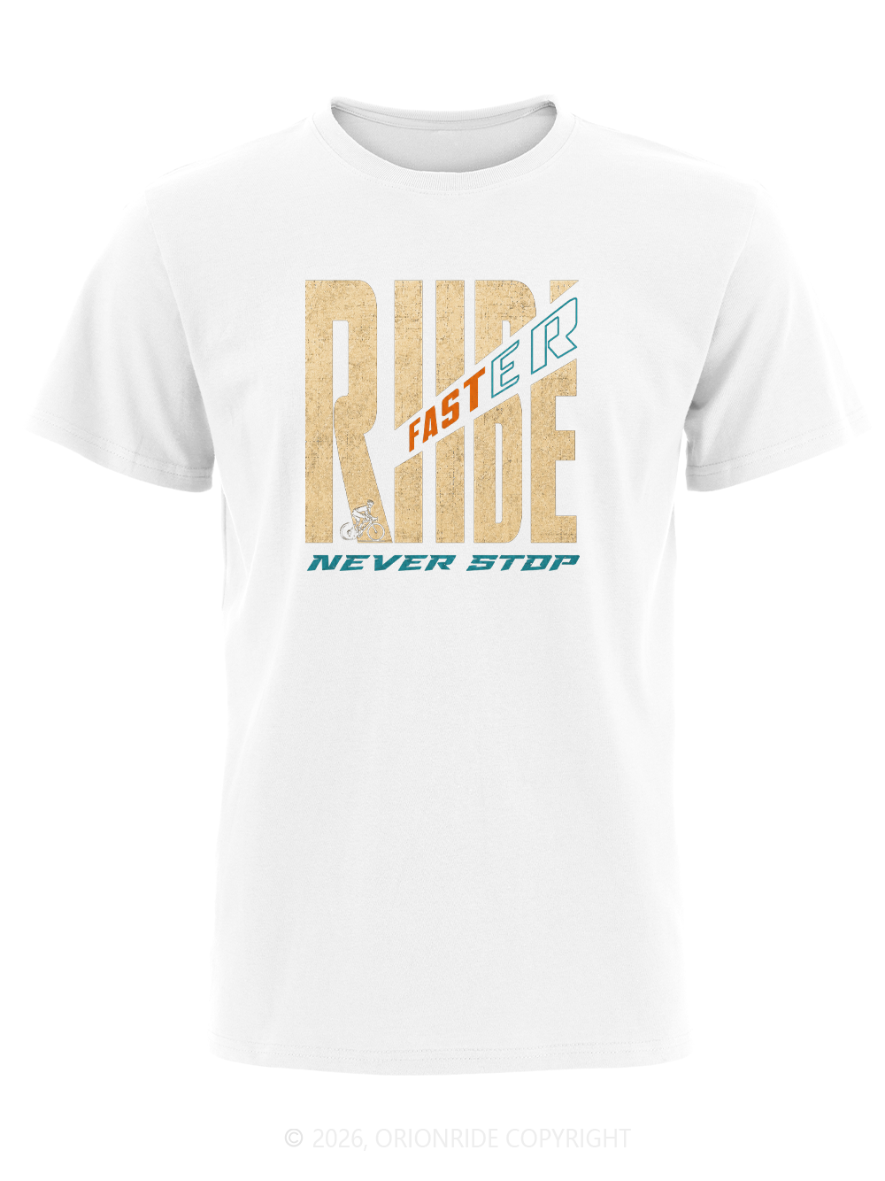 Orionride Ride Within Word Short Sleeves Bike T-Shirt