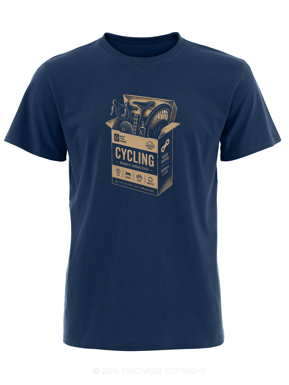 Orionride Highly Addictive Short Sleeves Bike T-Shirt
